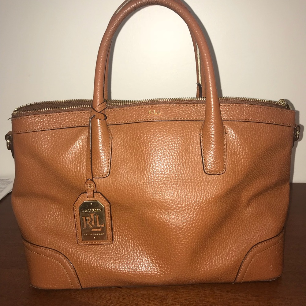 Lauren Ralph Lauren Tate Leather Satchel